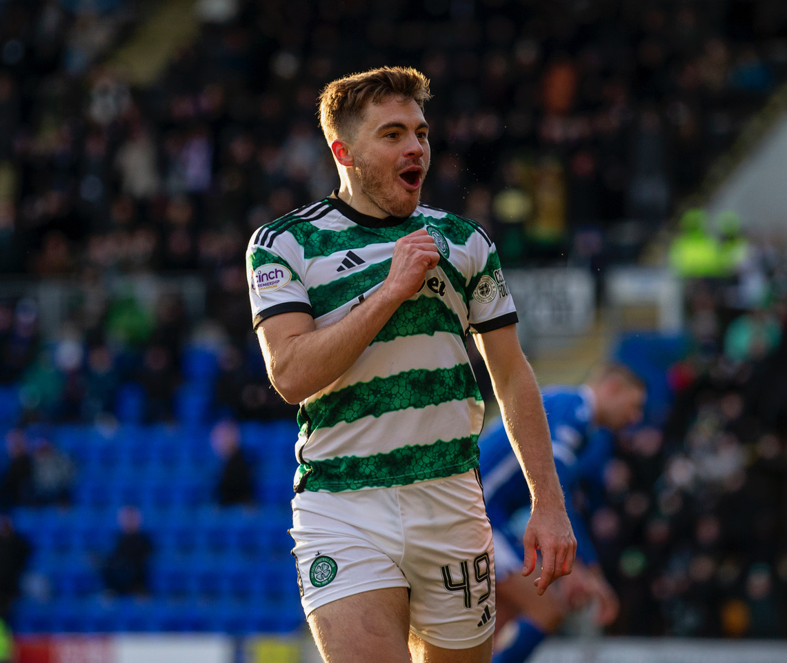 James Forrest scores