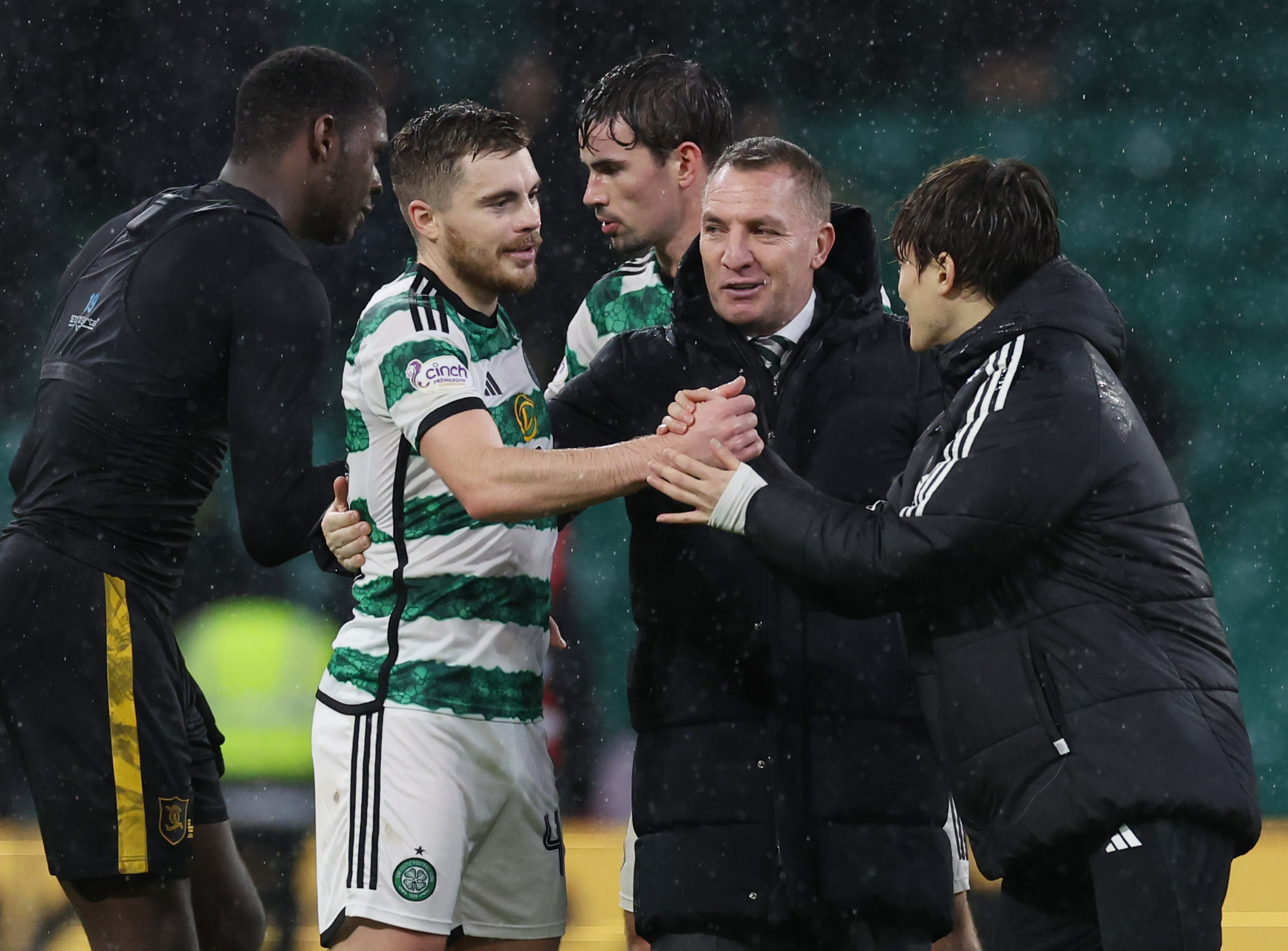 Brendan Rodgers and James Forrest