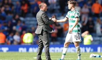 Brendan Rodgers and Odin Thiago Holm