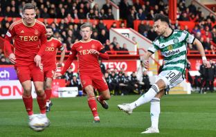 Nicolas Kuhn's first Celtic goal