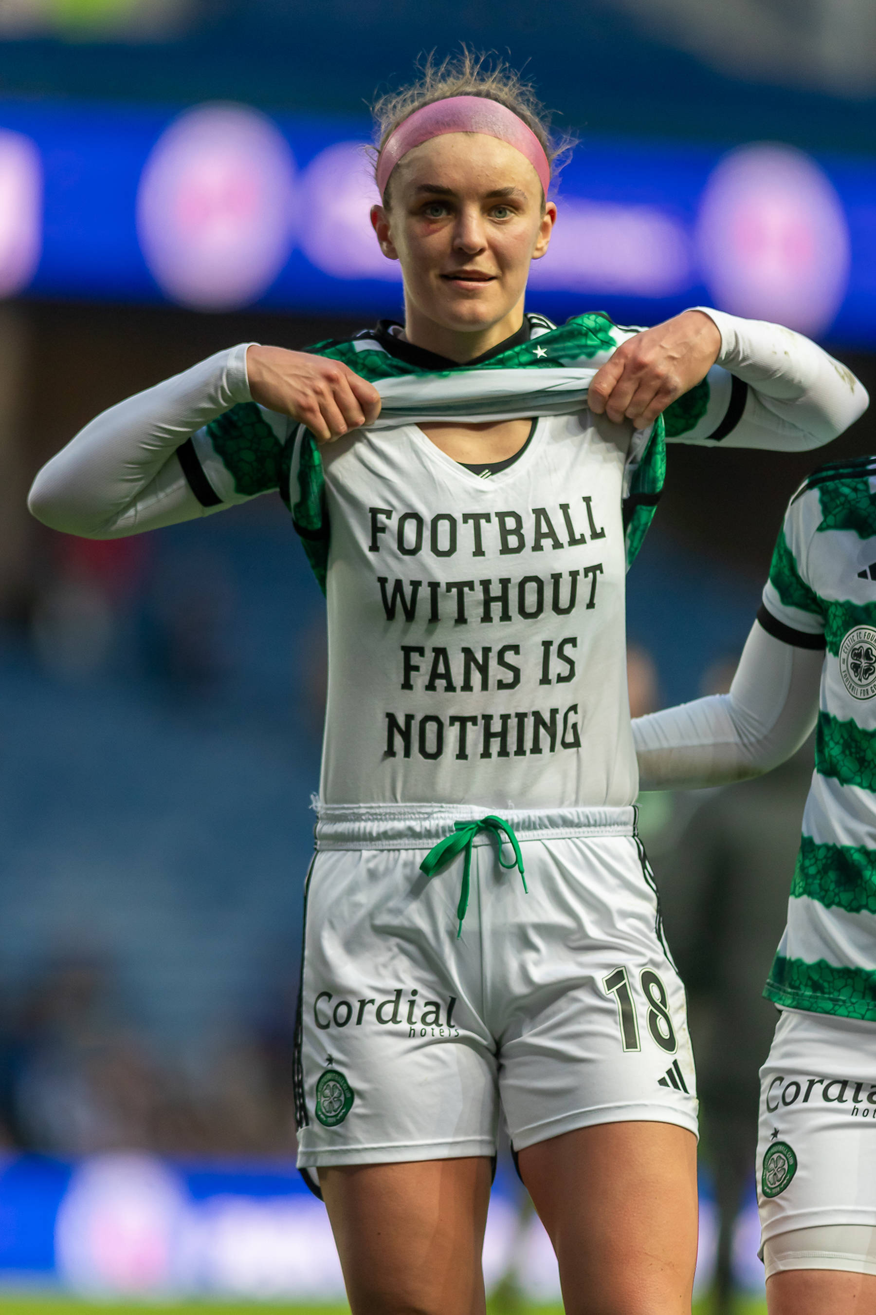 Caitlin Hayes at Ibrox