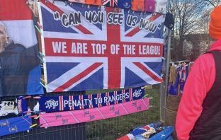 Penalty to Rangers scarf