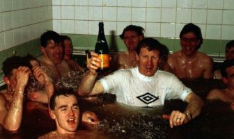 Celtic celebrations on 23 April 1988 as the title is won.