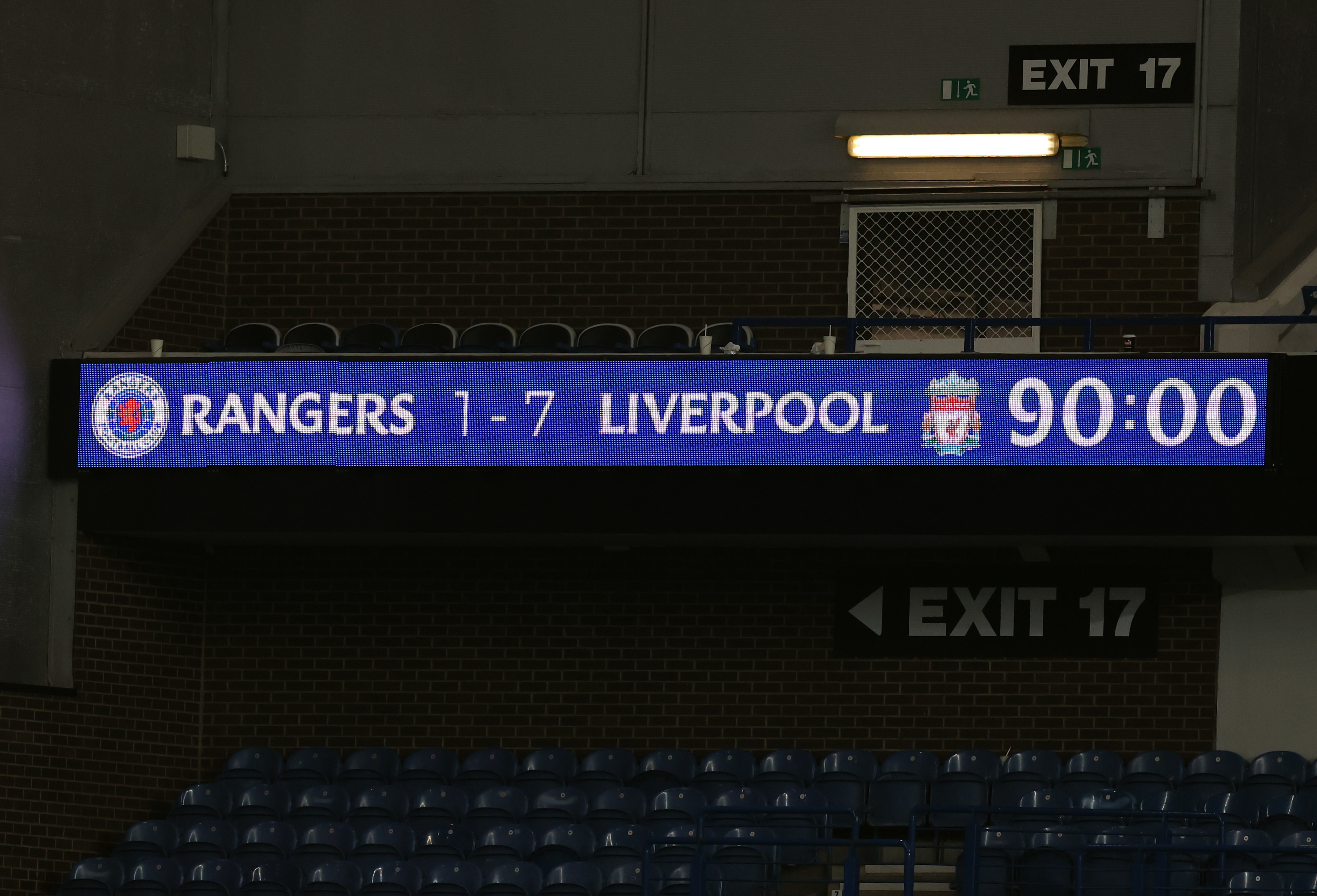 theRangers 1 Liverpool 7