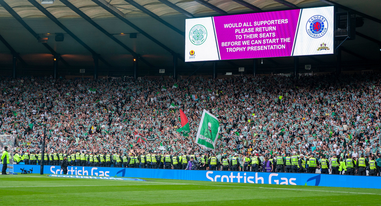 Celtic supporters at Hampden