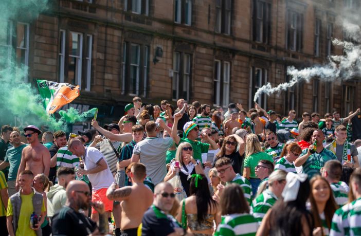 Celtic title celebrations