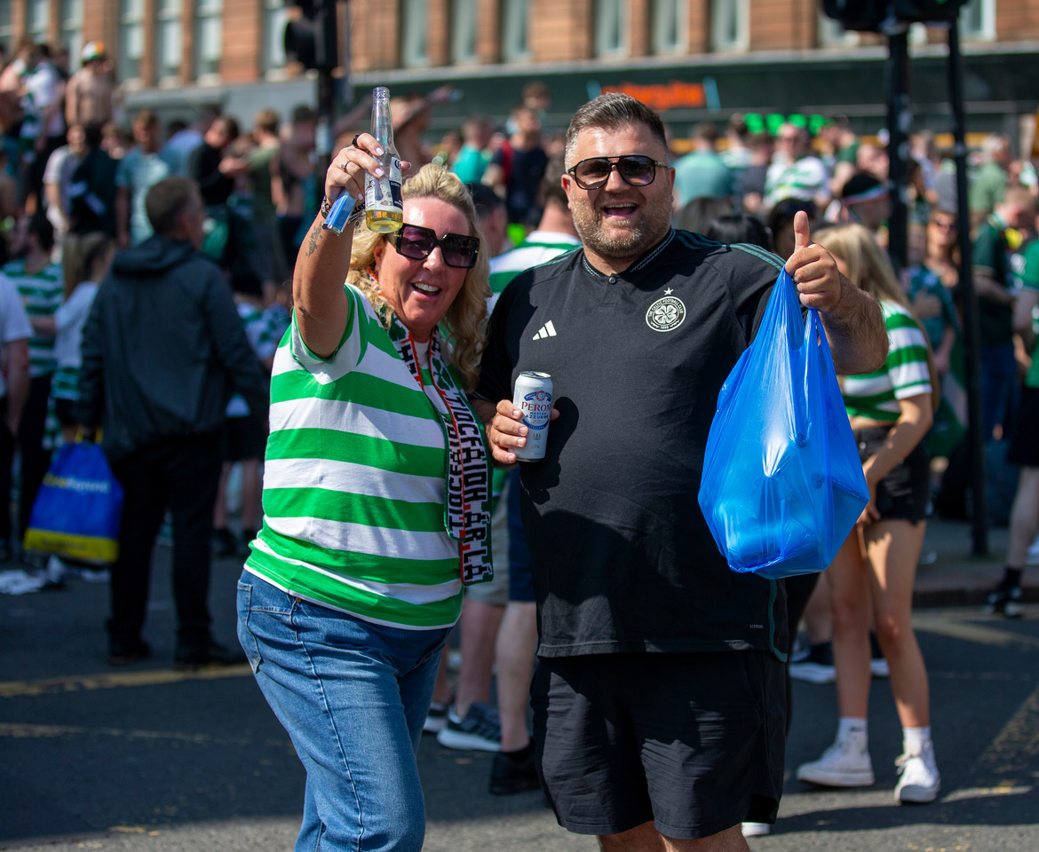 Celtic title celebrations