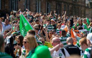 Celtic title celebrations