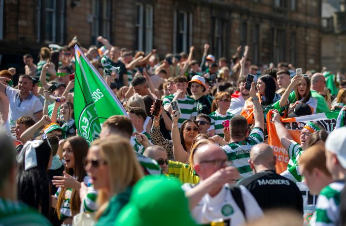 Celtic title celebrations