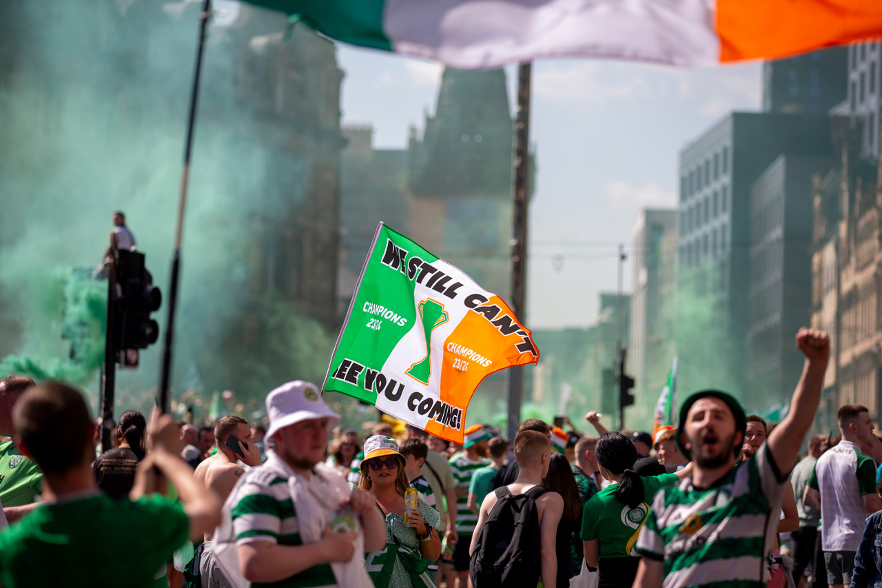 Celtic title celebrations