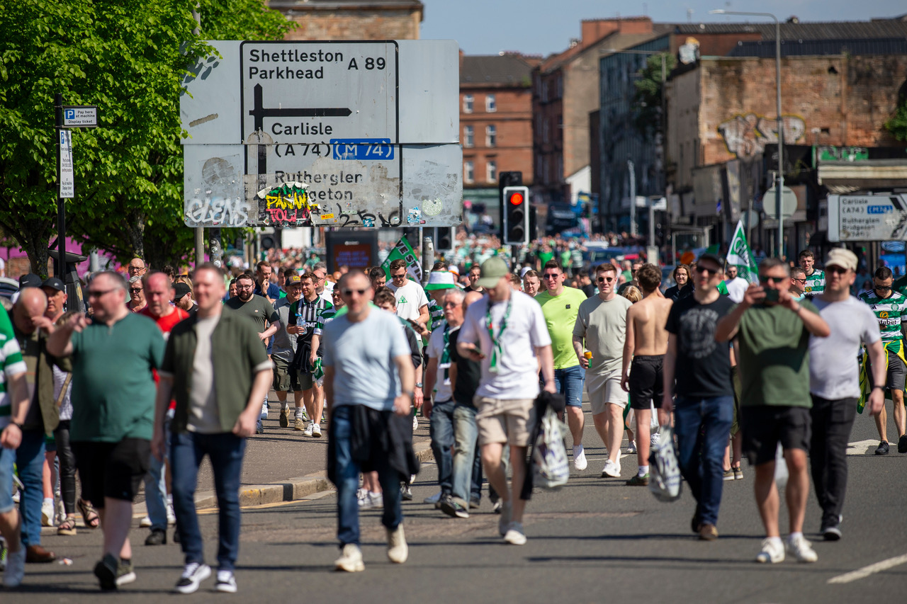 Celtic title celebrations