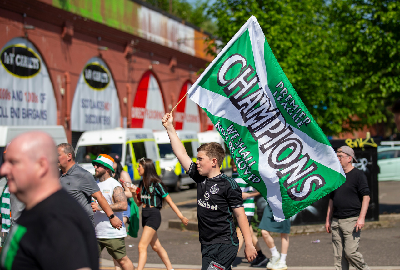 Celtic title celebrations