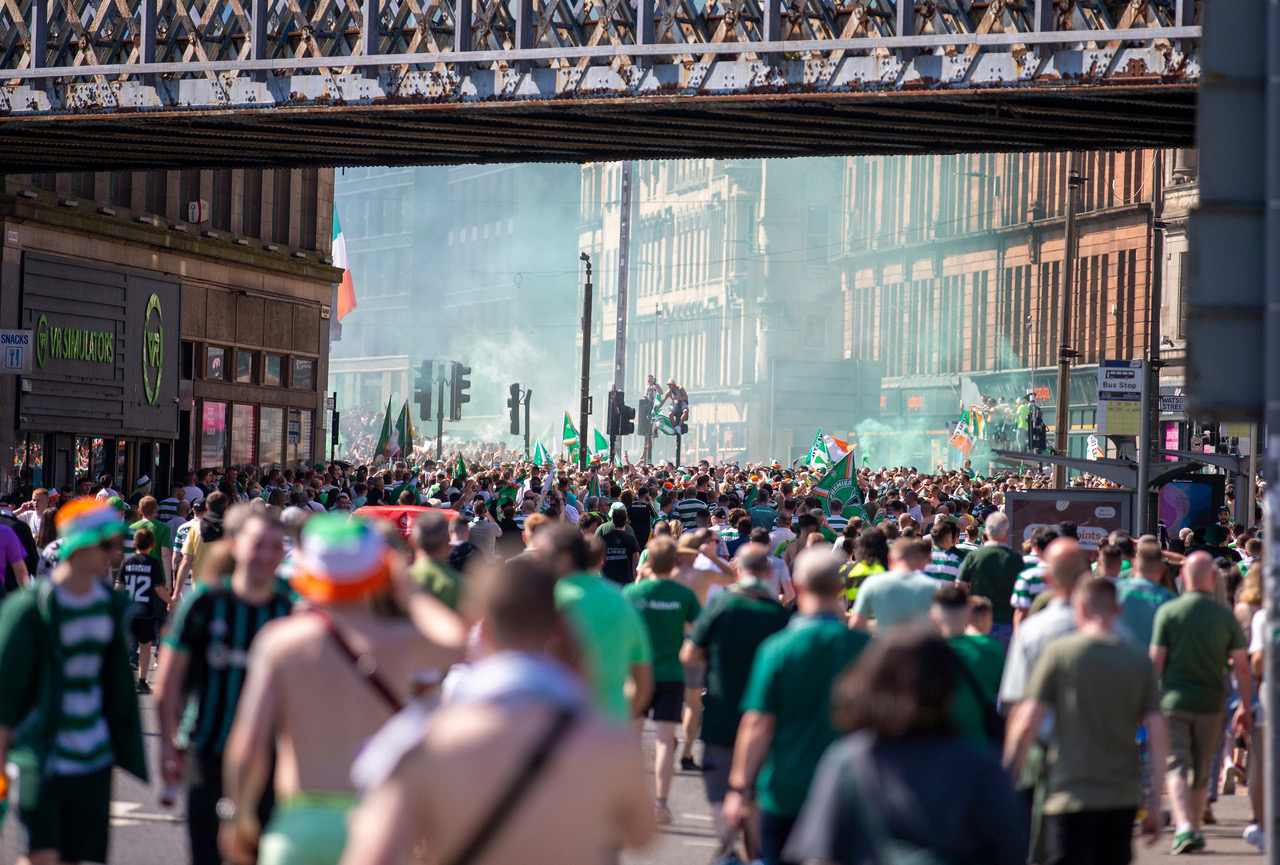 Celtic title celebrations