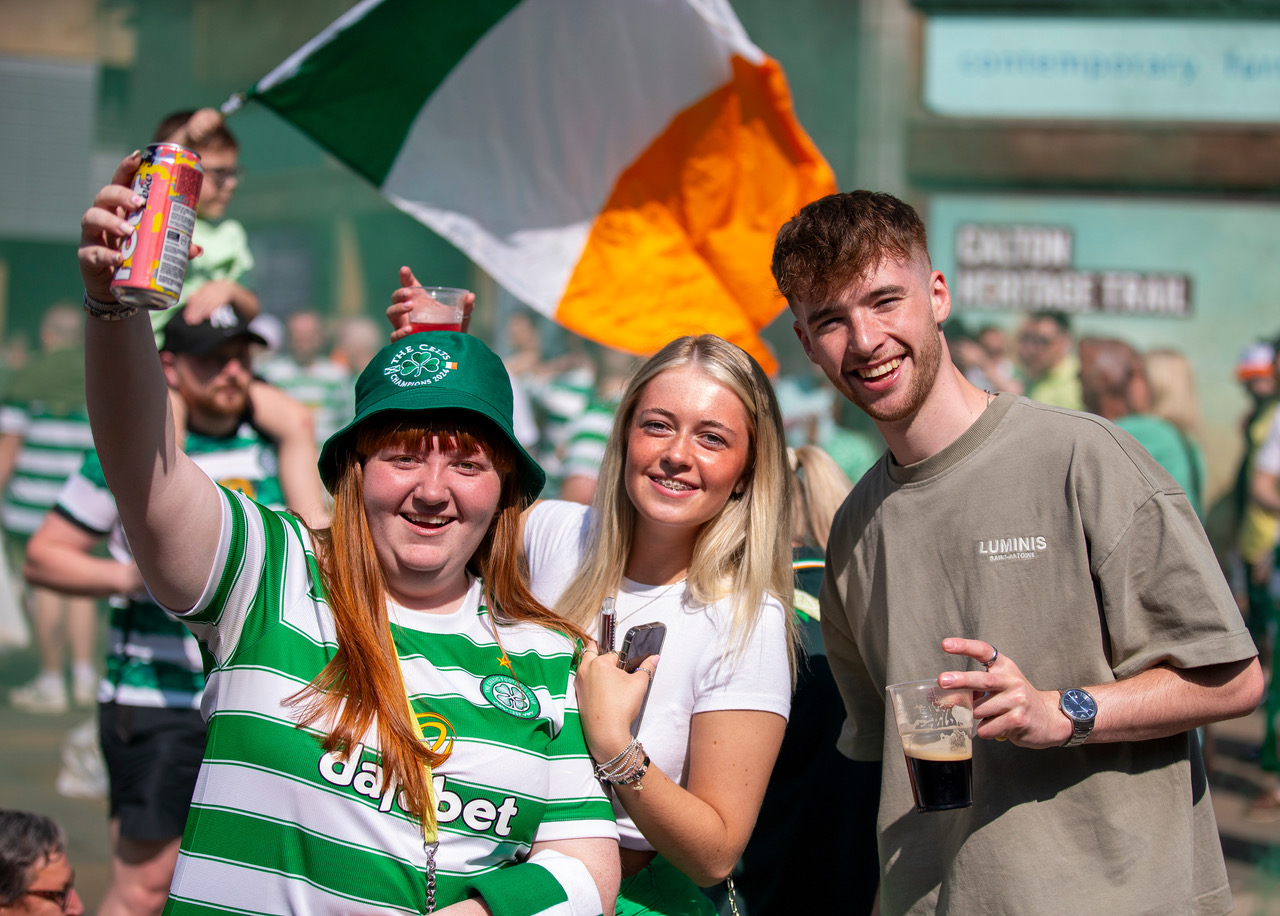 Celtic title celebrations