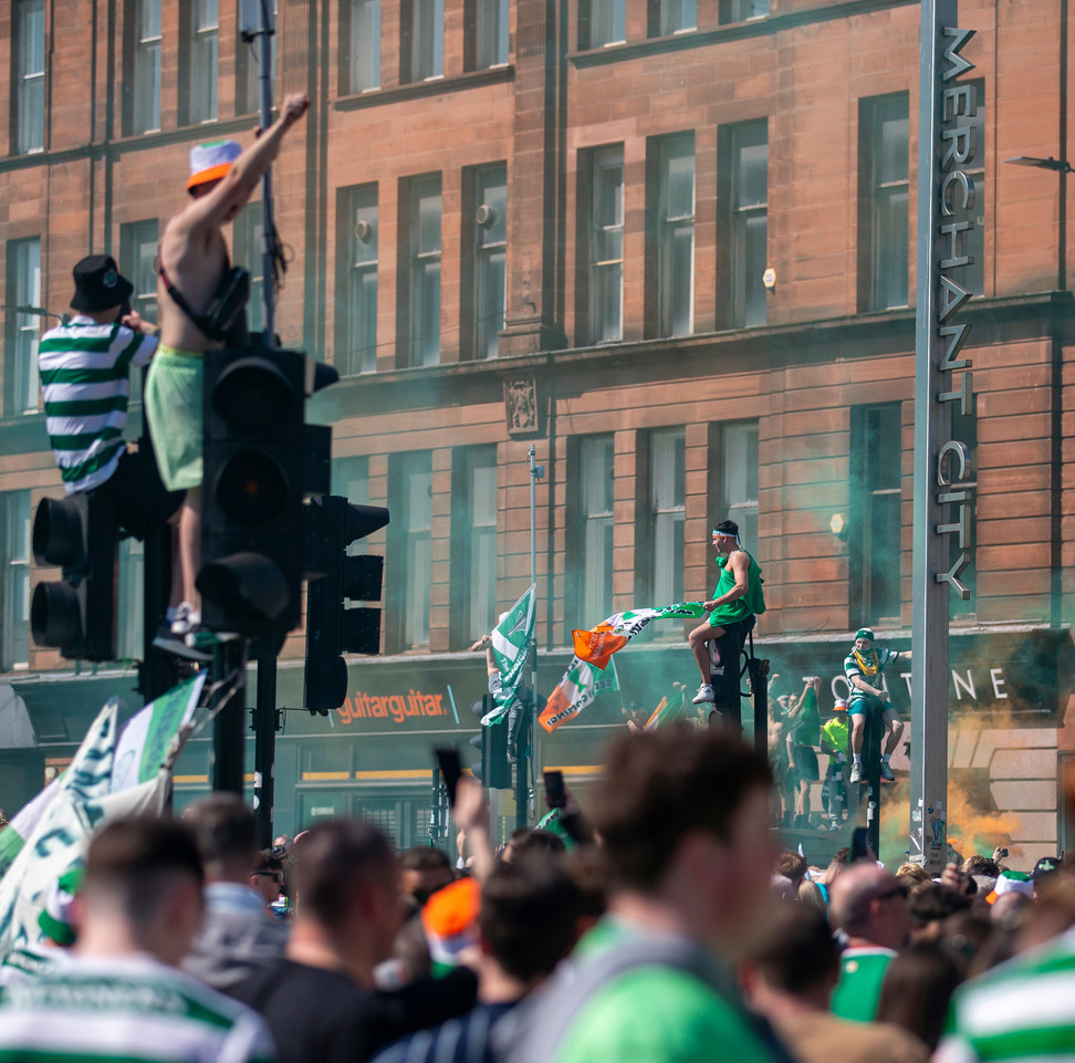 Celtic title celebrations