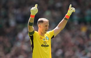 Celtic goalkeeper Joe Hart
