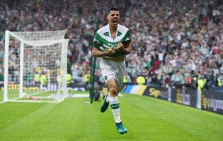 Tom Rogic celebrates