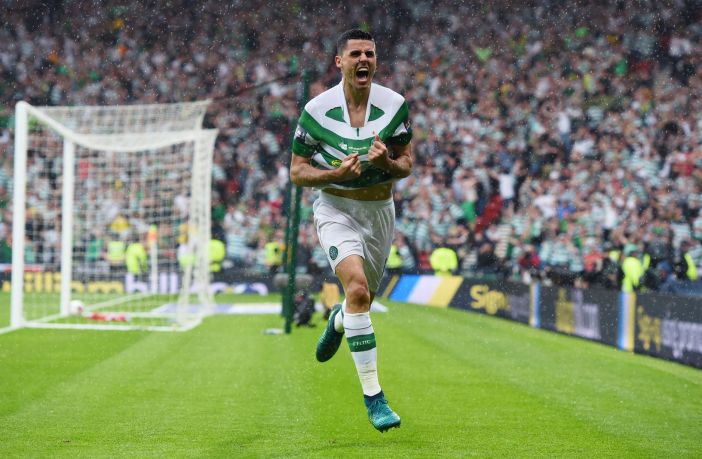 Tom Rogic celebrates