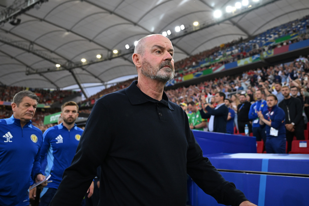 Steve Clarke after the defeat to Hungary at Euro 2024