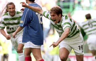 Stan Petrov scores in the 6-2 game