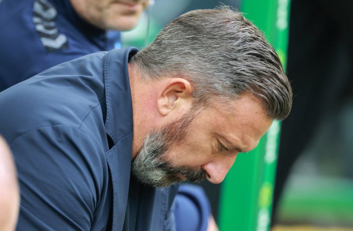 Derek McInnes at Celtic Park
