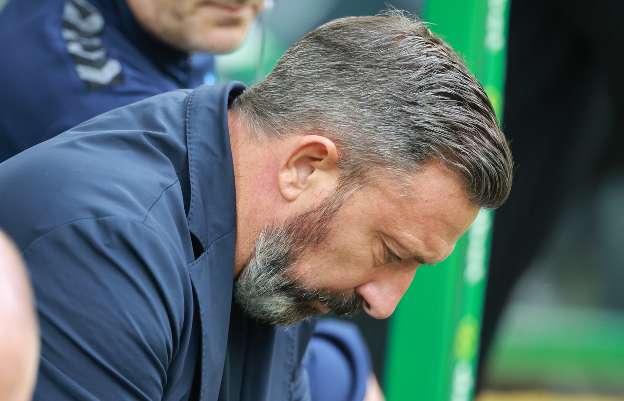 Derek McInnes at Celtic Park