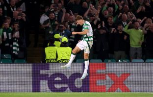 Arne Egels celebrates