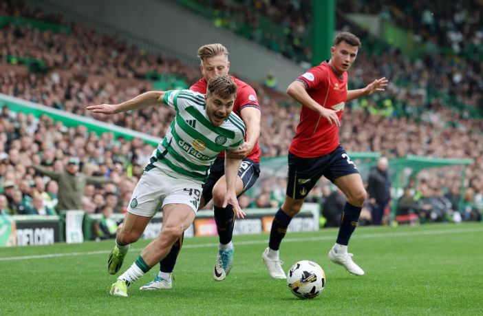 James Forrest in action for Celtic