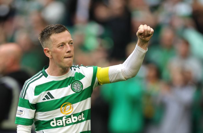 Callum McGregor celebrates