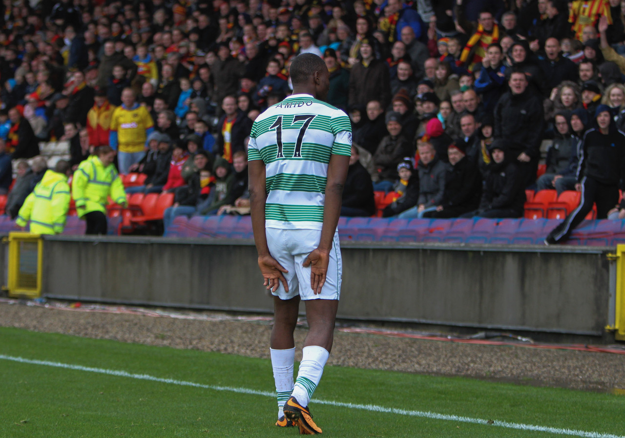 Amido Balde celebrates