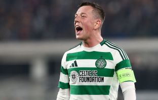 Callum McGregor in Bergamo