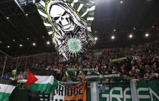 Celtic supporters in Bergamo