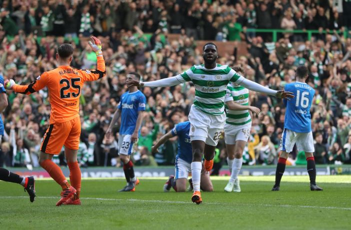 Odsonne Edouard celebrates