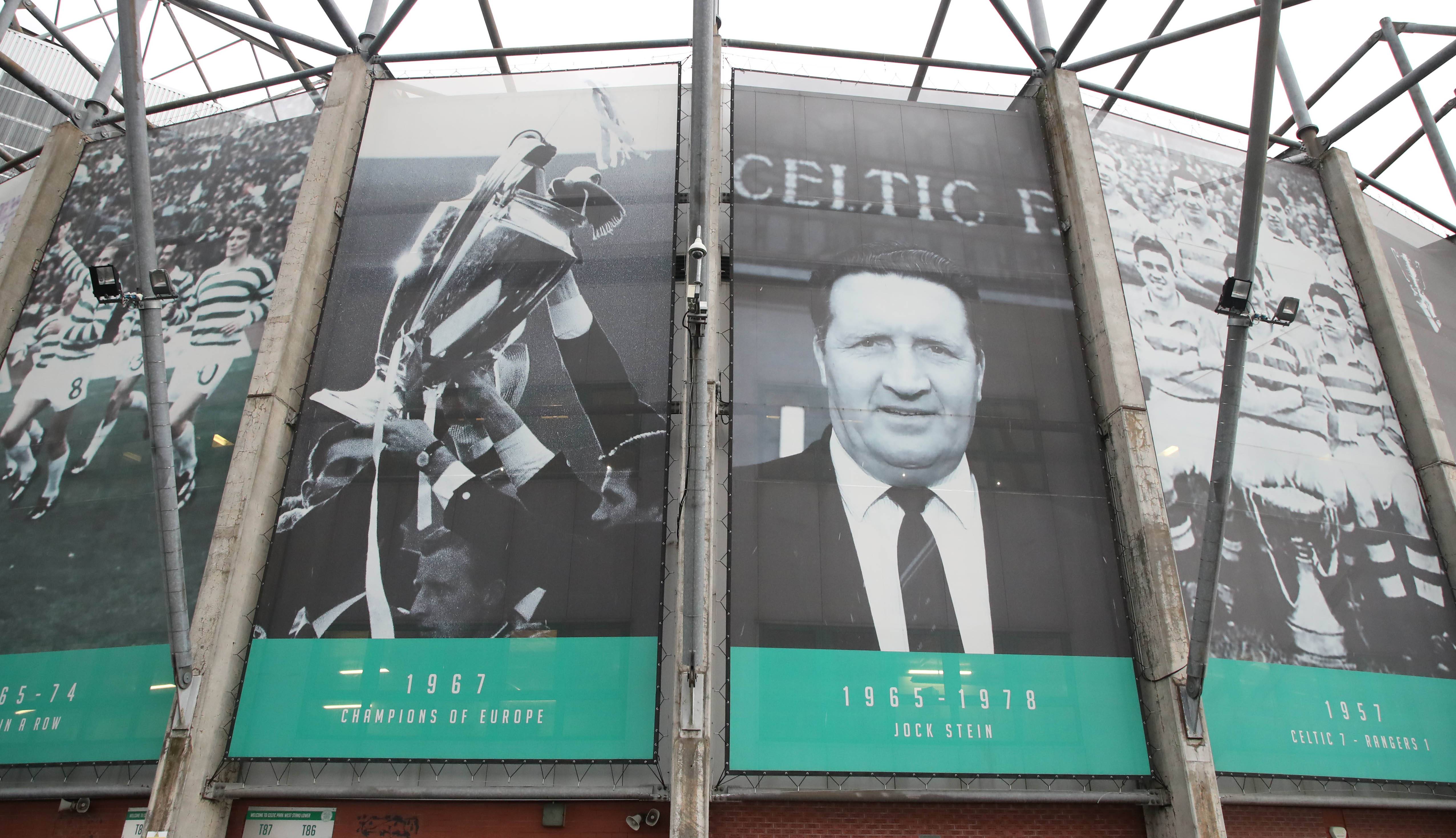Jock Stein images at Celtic Park 