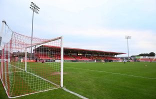 The Showgrounds where Sligo Rovers will play Celtic on Wednesday night, 9 October 2024