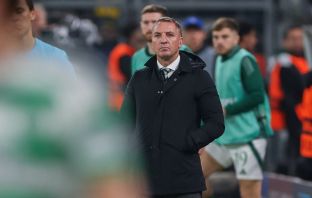 Brendan Rodgers in Dortmund