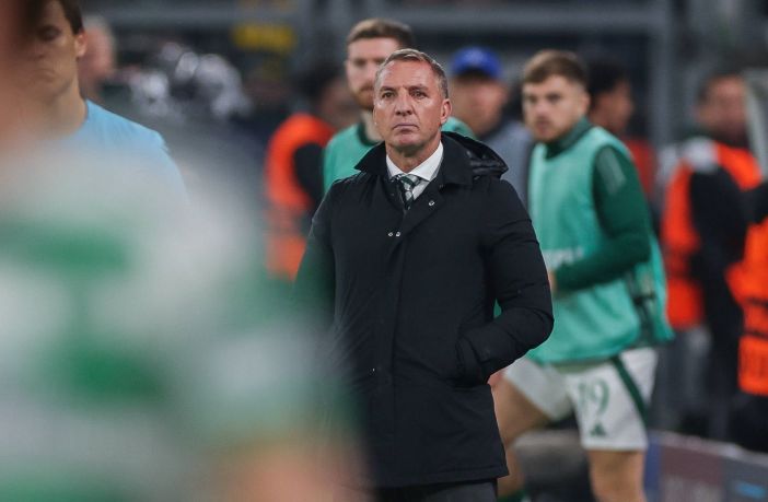 Brendan Rodgers in Dortmund