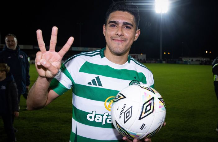 Luis Palma with the match ball in Sligo