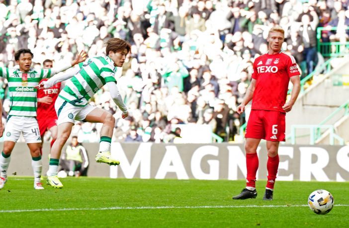 Kyogo Furuhashi scores