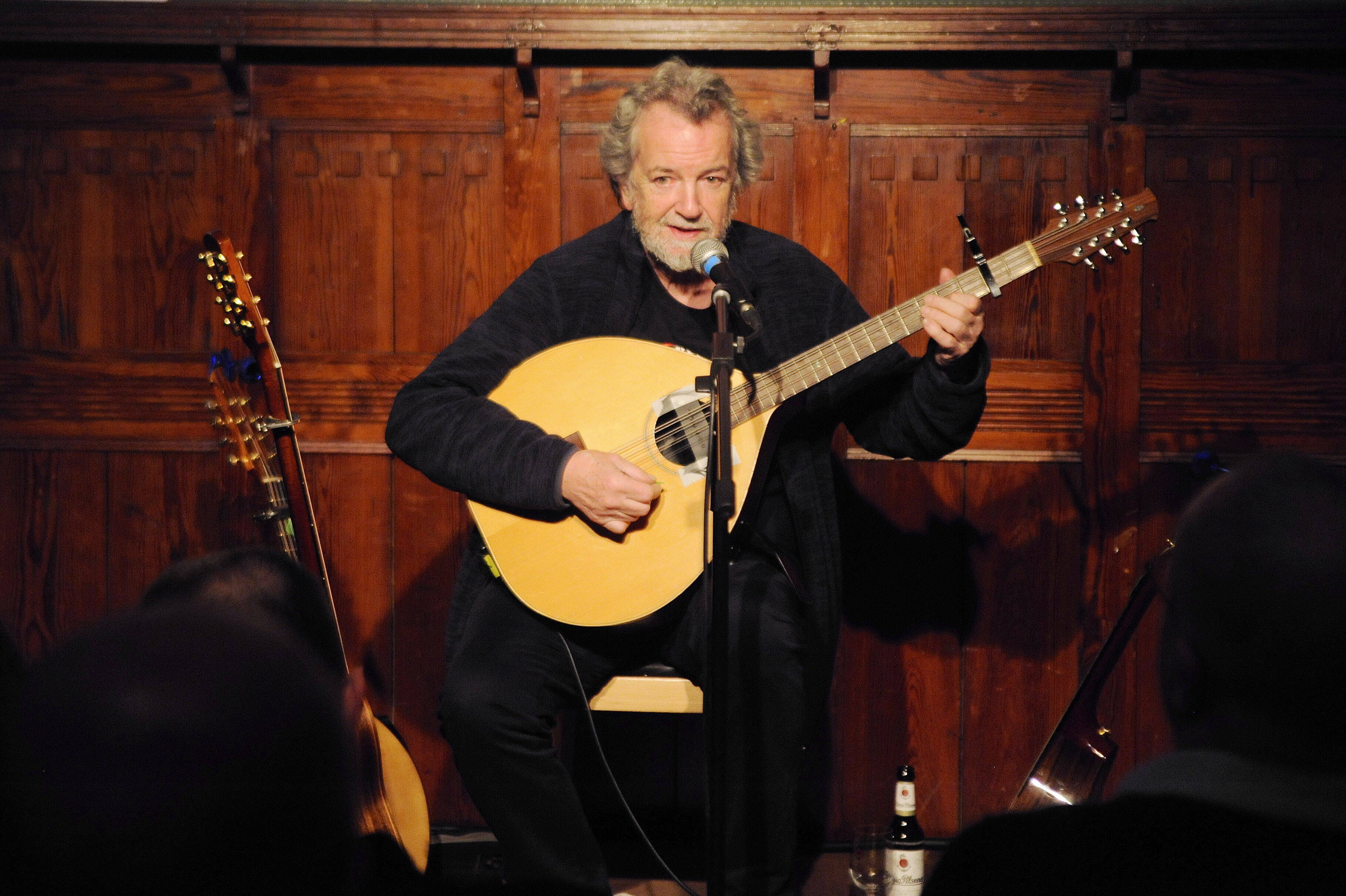 Irish folk singer and bouzouki-player Andy Irvine