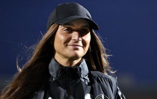 Elena Sadiku at Champions League match against FC Twente