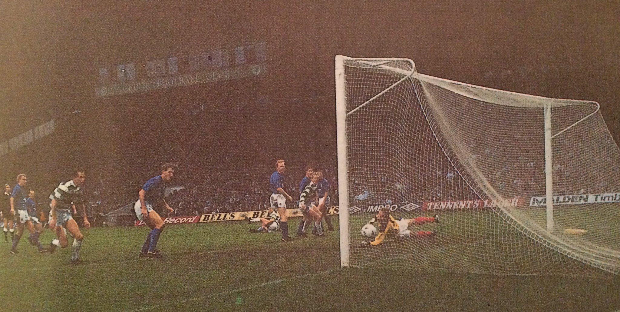 Mark McGhee scores