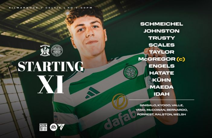 Celtic team v Kilmarnock
