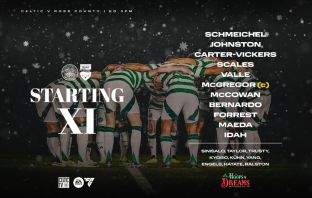 Celtic Teamsheet