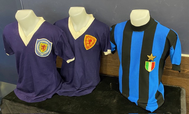 Three of Bertie's jerseys purchased in recent auction