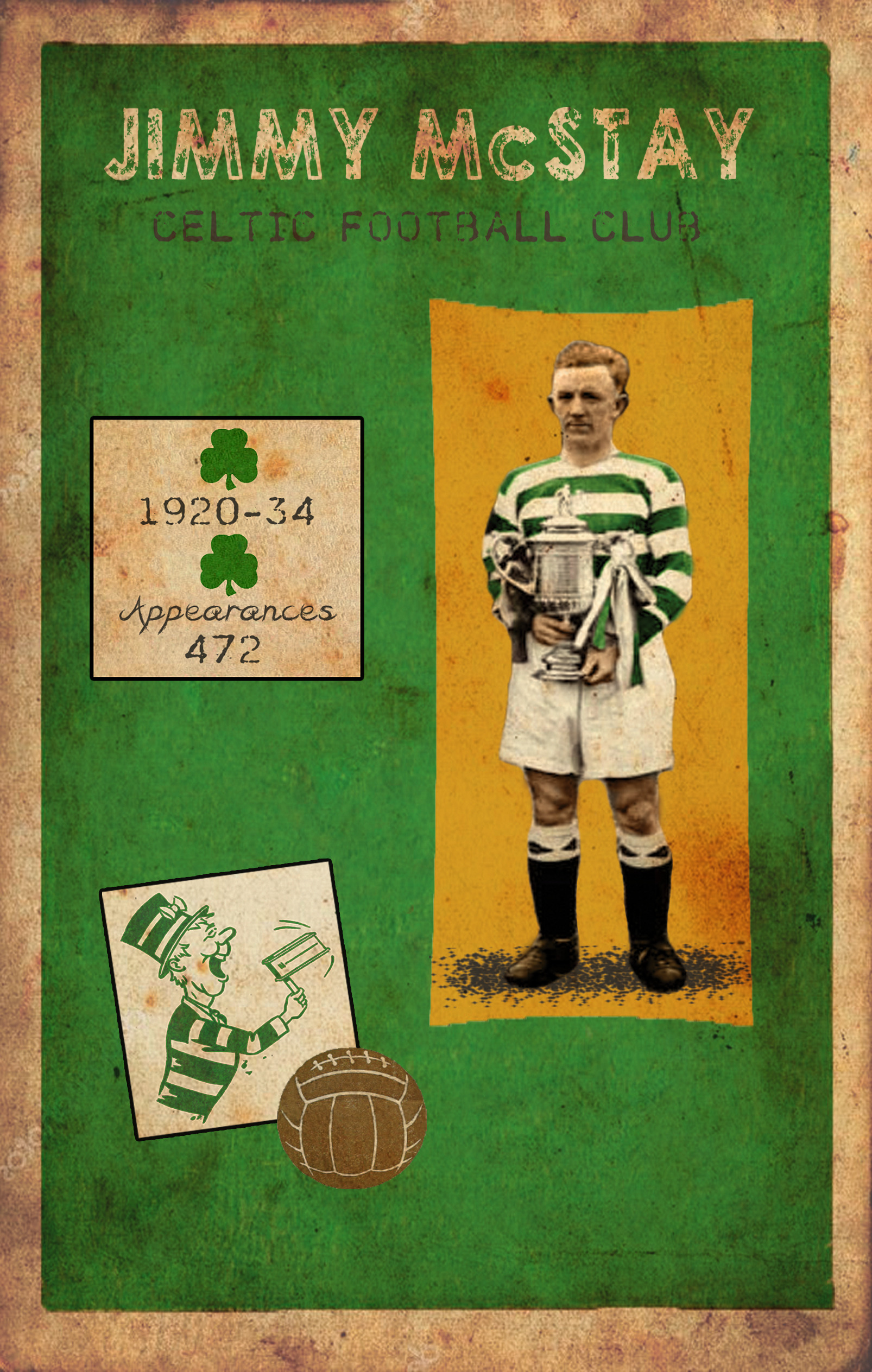 Jimmy McStay from Celtic in the Thirties