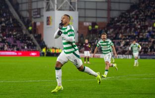 Adam Idah celebrates
