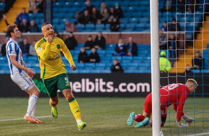 Adam Idah celebrates the opener