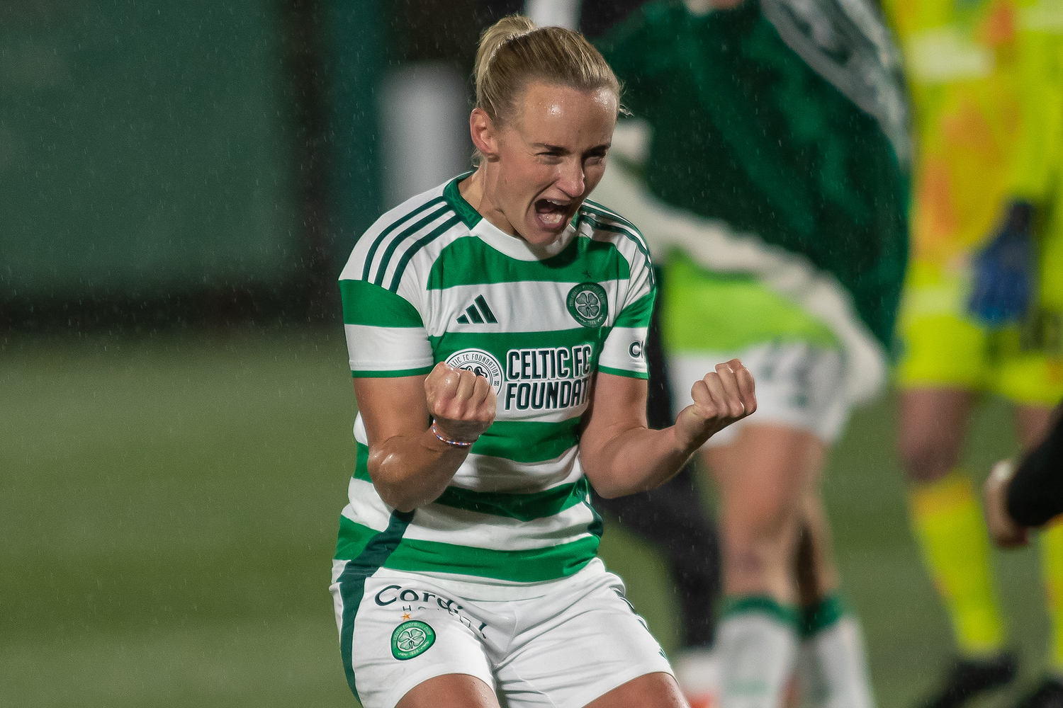 Natalie Ross scores to put Celtic through