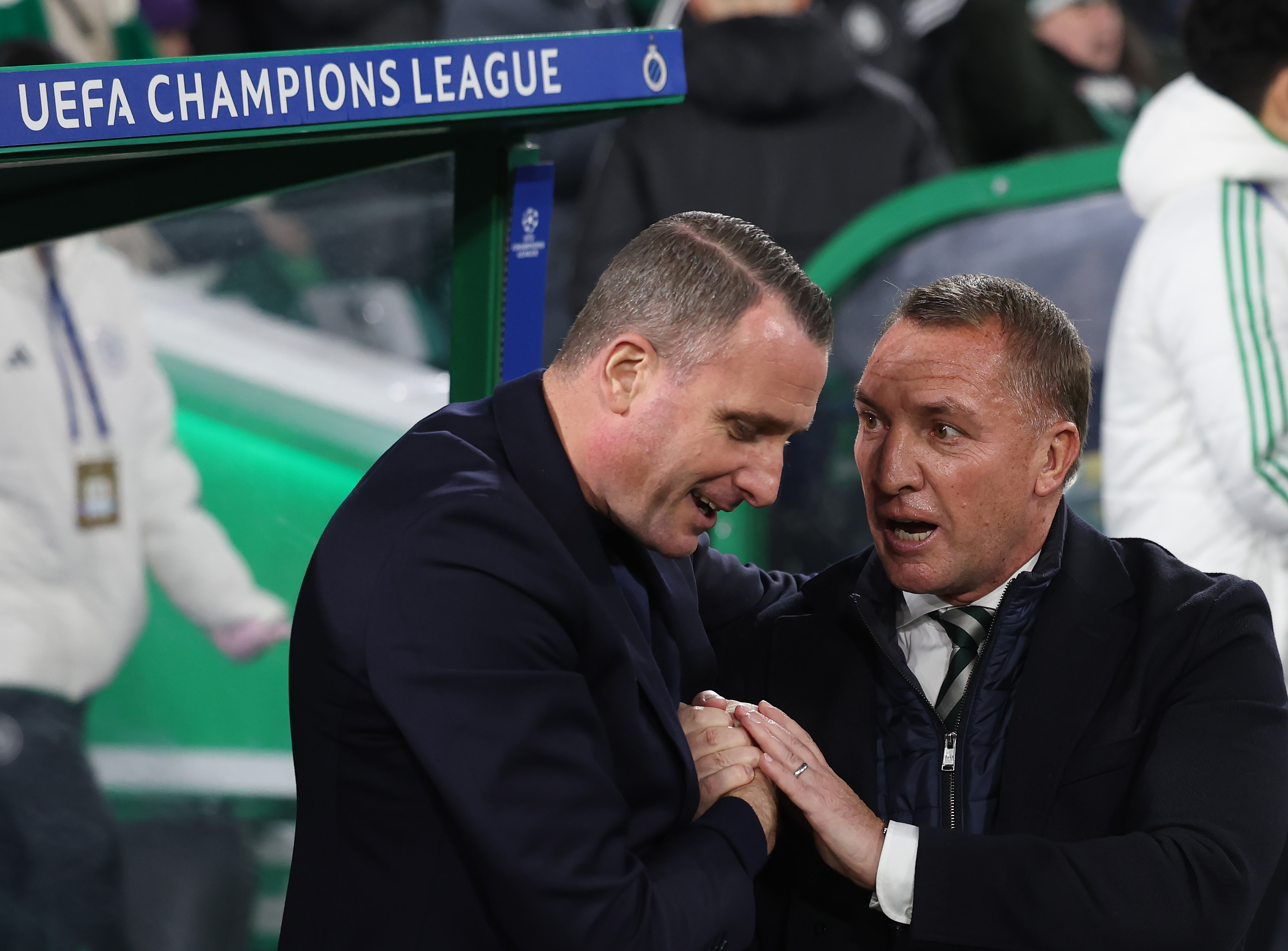 Nicky Hayen and Brendan Rodgers